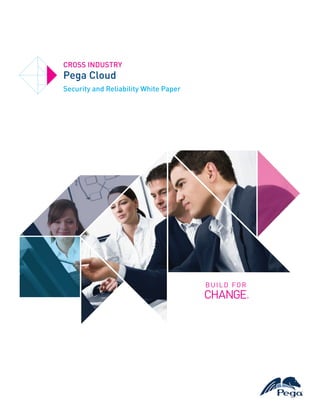 CROSS INDUSTRY
Pega Cloud
Security and Reliability White Paper
 