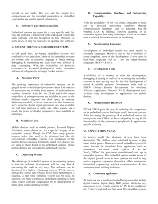 Embedded Systems Implementation and Applications | PDF