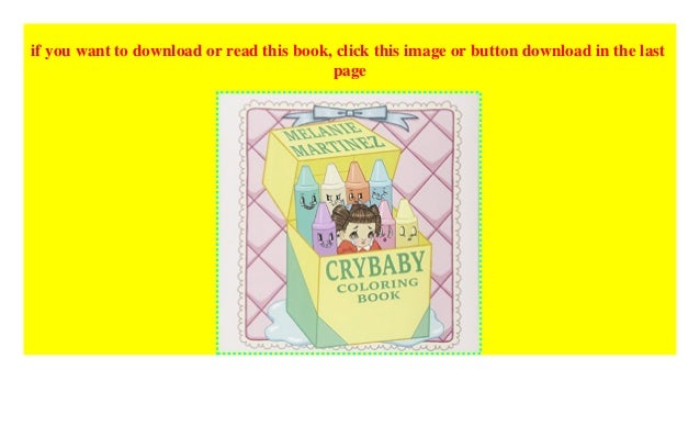 Download Cry Baby Coloring Book P D F
