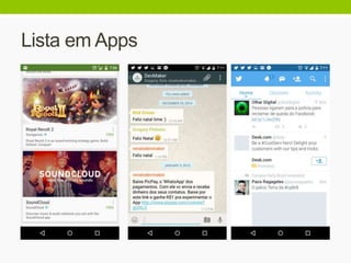 Lista em Apps
 
