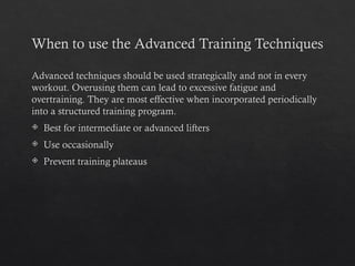 Mastering Advanced Training Techniques for Enhanced Muscle Growth and ...