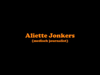 Aliette Jonkers (medisch journalist) 
