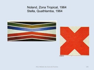 Noland, Zona Tropical, 1964
Stella, Quathlamba, 1964
HCA, Módulo 10, Curso de Turismo 129
 