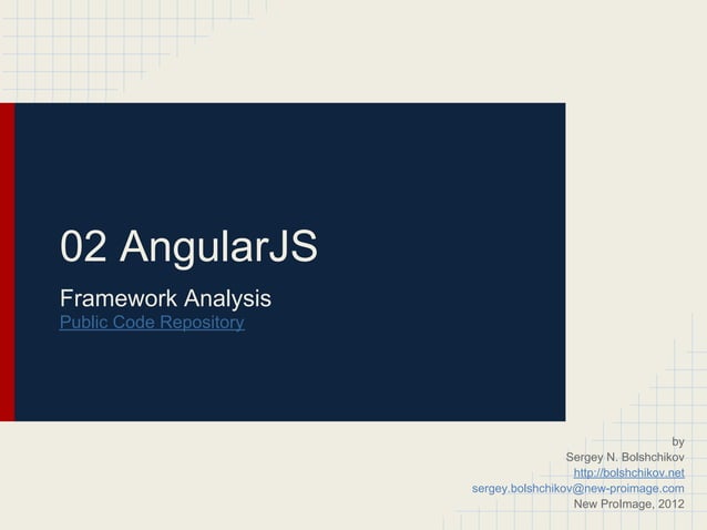 AngularJS Basics with Example | PDF