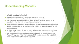 What are angular modules and how to use them | PPTX