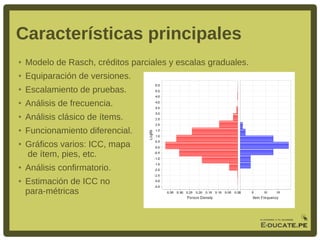 Modelo De Rash Análisis de items con jMetrik | PDF