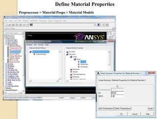 ansys tutorial | PPTX