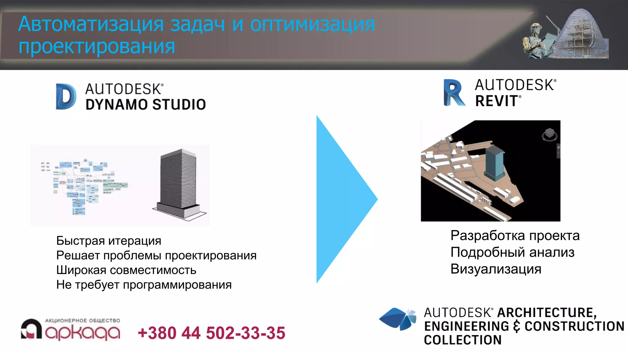 +380 44 502-33-35
Автоматизация задач и оптимизация
проектирования
Быстрая итерация
Решает проблемы проектирования
Широкая совместимость
Не требует программирования
Разработка проекта
Подробный анализ
Визуализация
 