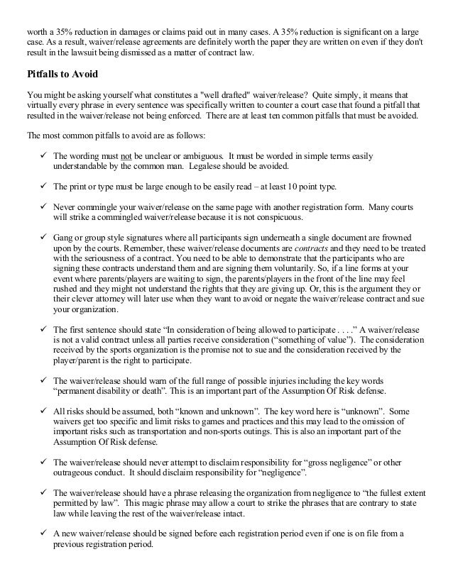 release of claims form ohye mcpgroup co sample letter of release of responsibility