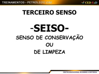 TERCEIRO SENSO
-SEISO-
SENSO DE CONSERVAÇÃO
OU
DE LIMPEZA
 