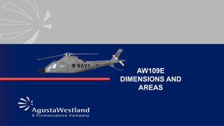 AW109E
DIMENSIONS AND
AREAS
 