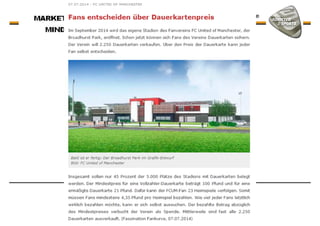 Merchandising - the club – fan connection - Fans co-create
 