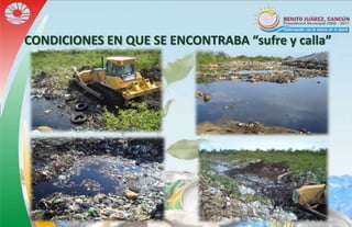 CONDICIONES EN QUE SE ENCONTRABA “sufre y calla”
 