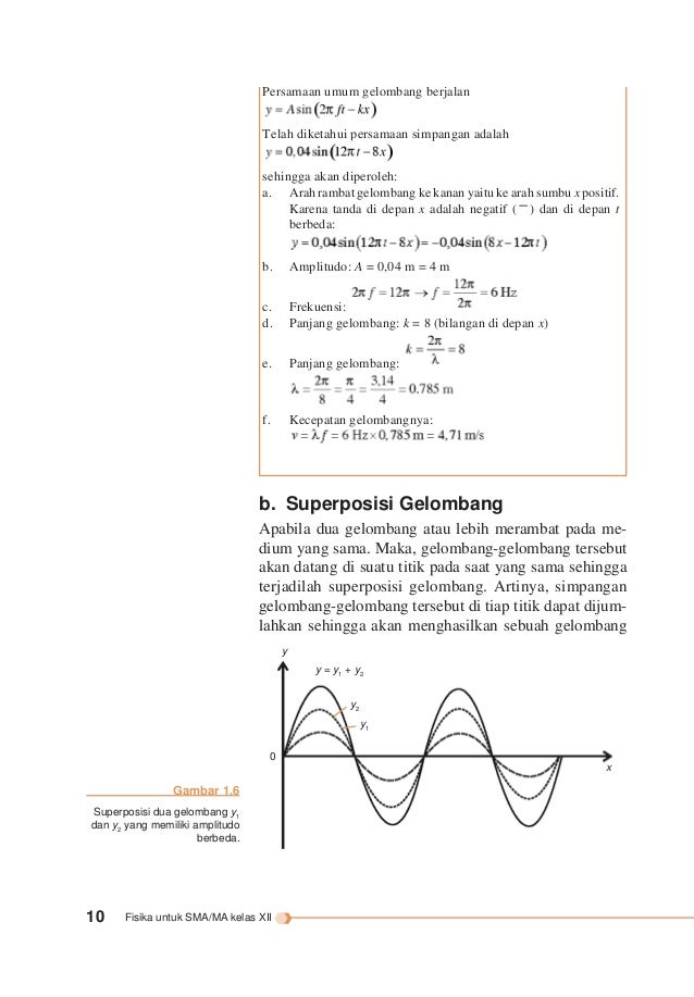 10+ Contoh Soal Simpangan Gelombang Berjalan - Kumpulan Contoh Soal