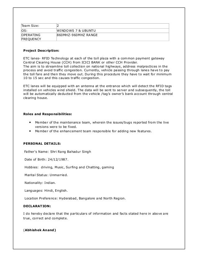 Resume Template Wordpad from image.slidesharecdn.com