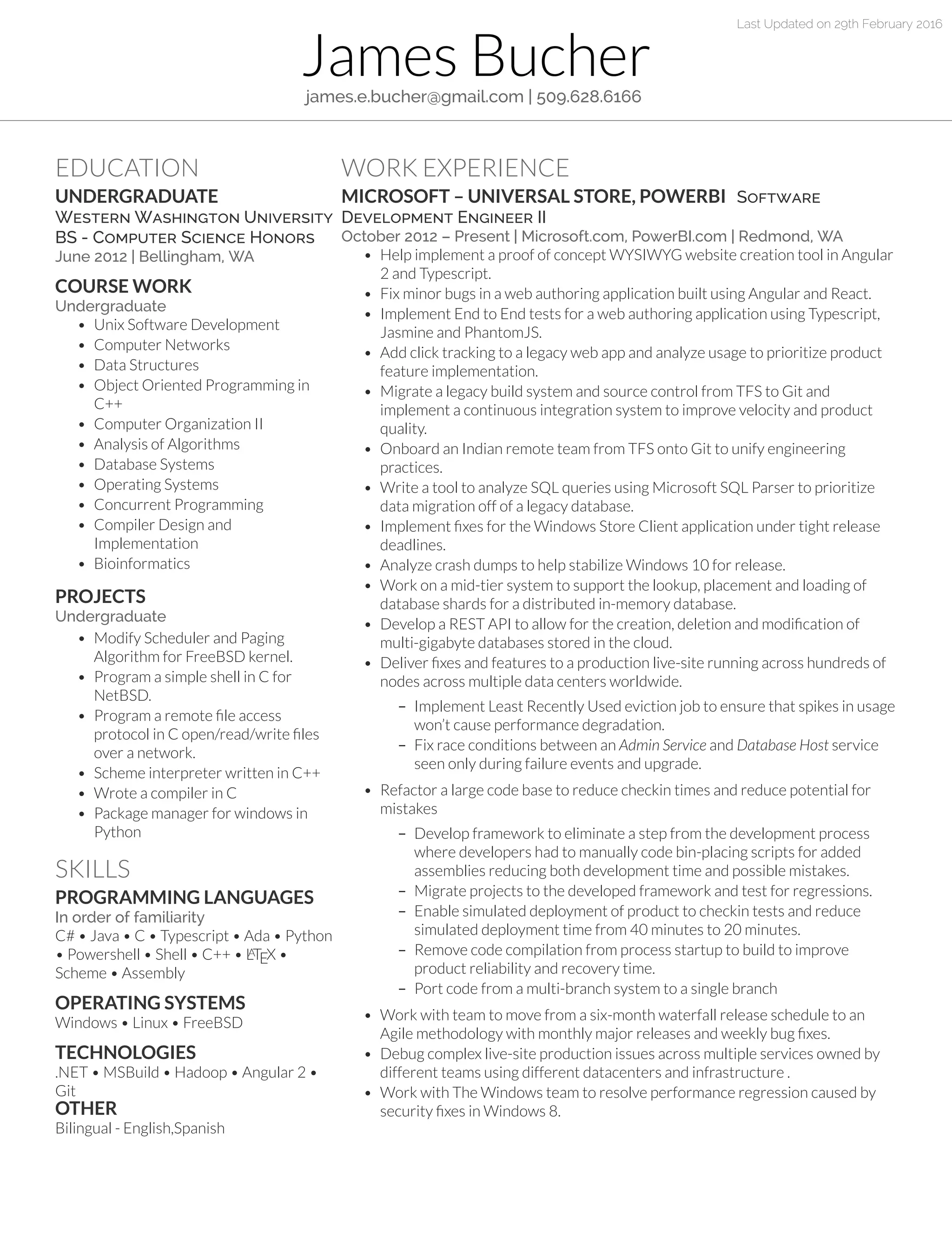 James-Bucher-Resume | PDF