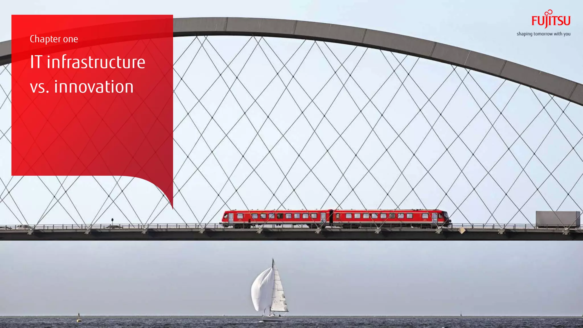 Chapter one

IT infrastructure
vs. innovation




                    3   Copyright 2011 FUJITSU
 