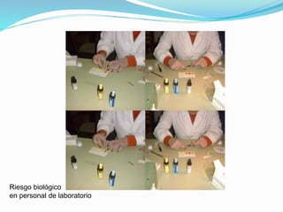 Riesgo biológico
en personal de laboratorio
 