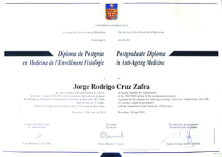 DrZafra_Anti-ageing Medicine_Diploma