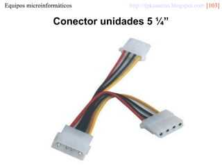 Equipos microinformáticos

http://fpkanarias.blogspot.com [103]

Conector unidades 5 ¼”

 