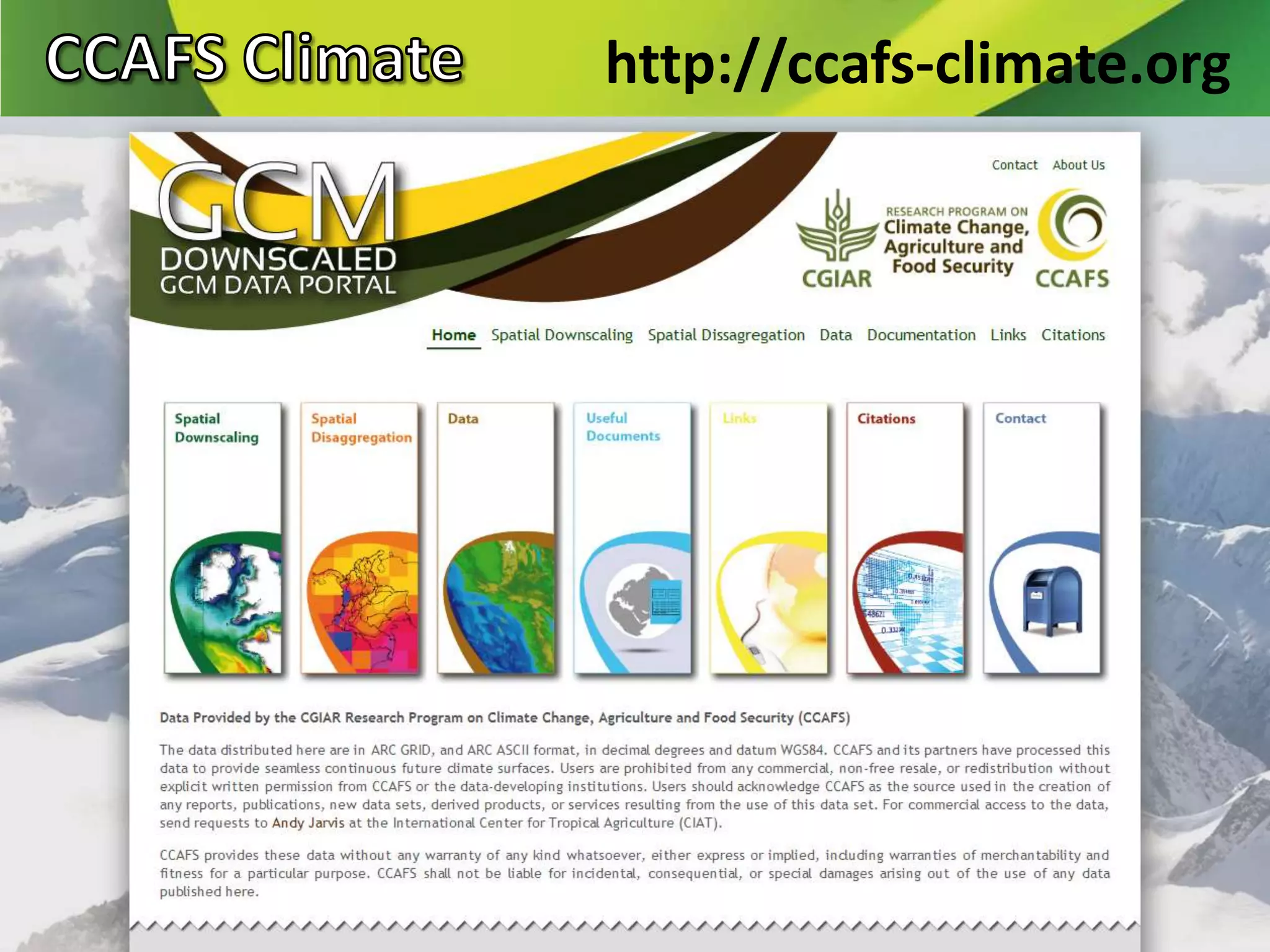 http://ccafs-climate.org
 