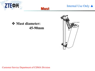 Mast    Mast diameter: 45-90mm 