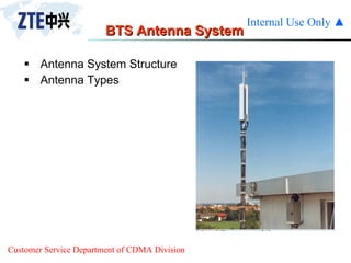 BTS Antenna System Antenna System Structure Antenna Types 