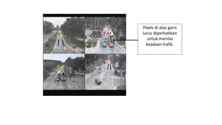 Pixels di atas garis
lurus diperhatikan
untuk menilai
keadaan trafik.
1 2
3 44
5 6
7 8
 
