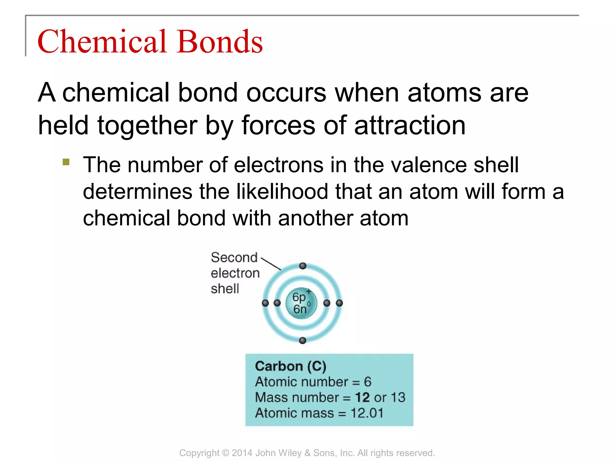02 [chapter 2 the chemical level of organization] | PPT