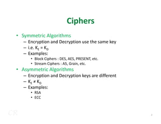 classical of cryptography and the security of the newtork | PDF