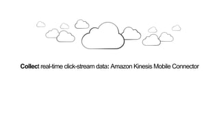 Collect real-time click-stream data: Amazon Kinesis Mobile Connector
 