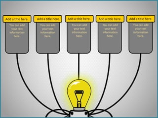 Add a title here.
You can add
your text
information
here.
Add a title here.
You can add
your text
information
here.
Add a title here.
You can add
your text
information
here.
Add a title here.
You can add
your text
information
here.
Add a title here.
You can add
your text
information
here.
 