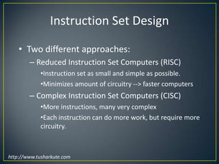 Data (variables)    are stored in the memory.http://www.tusharkute.com 