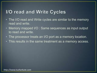 The memory system is interfaced via: