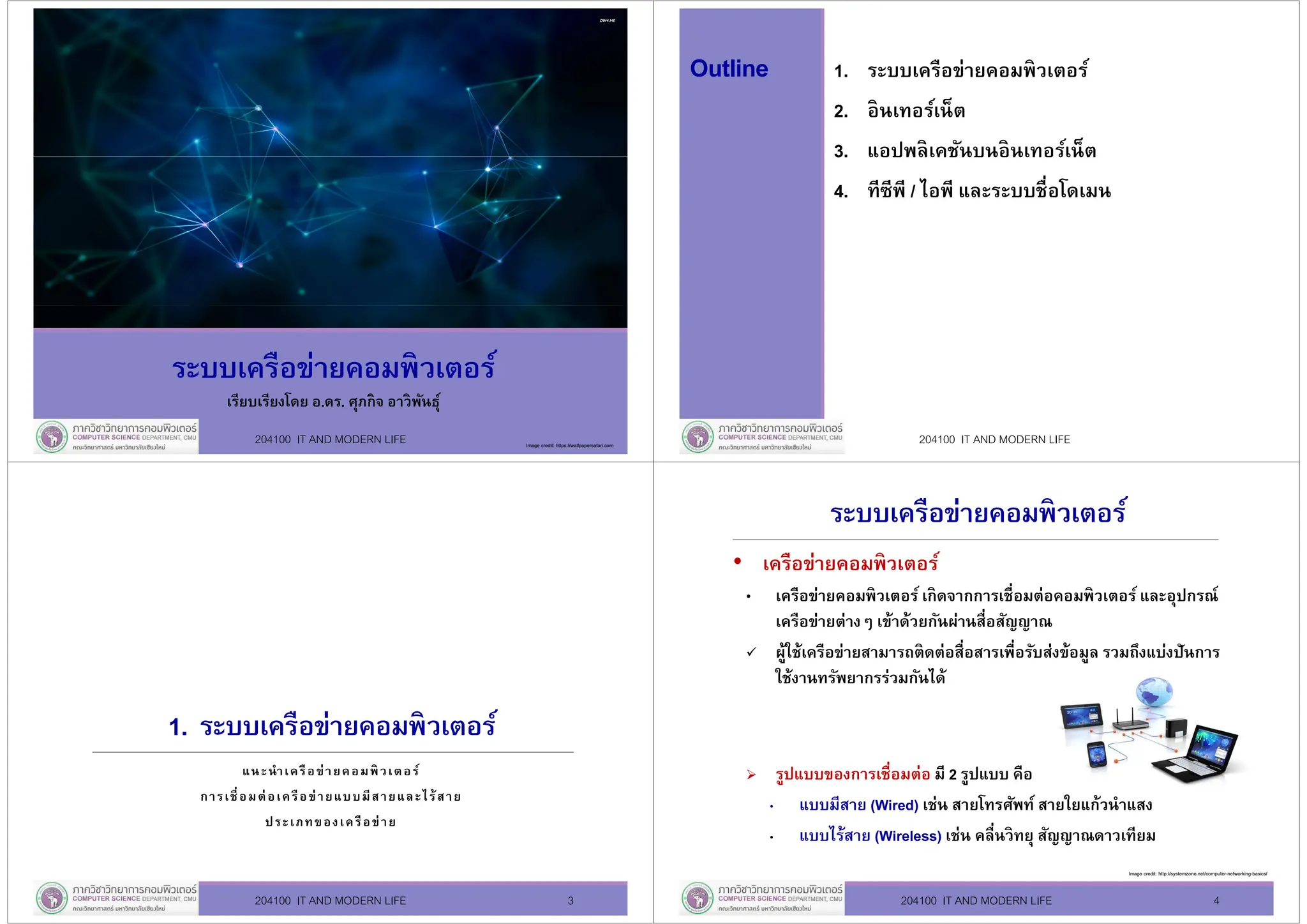 Systemzone 02_computer_network slides presentation ปวช | PDF