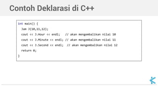 Algoritma dan Struktur Data - Konstruktor dan Destruktor | PDF
