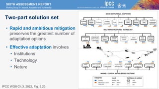 Ipcc Solution Adaptation options for marine and coastal ecosystems | PPTX