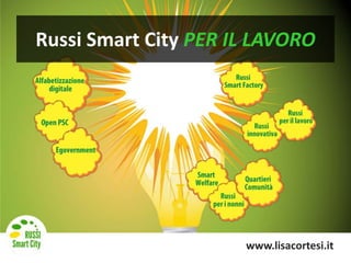 www.lisacortesi.it
Russi Smart City PER IL LAVORO
 