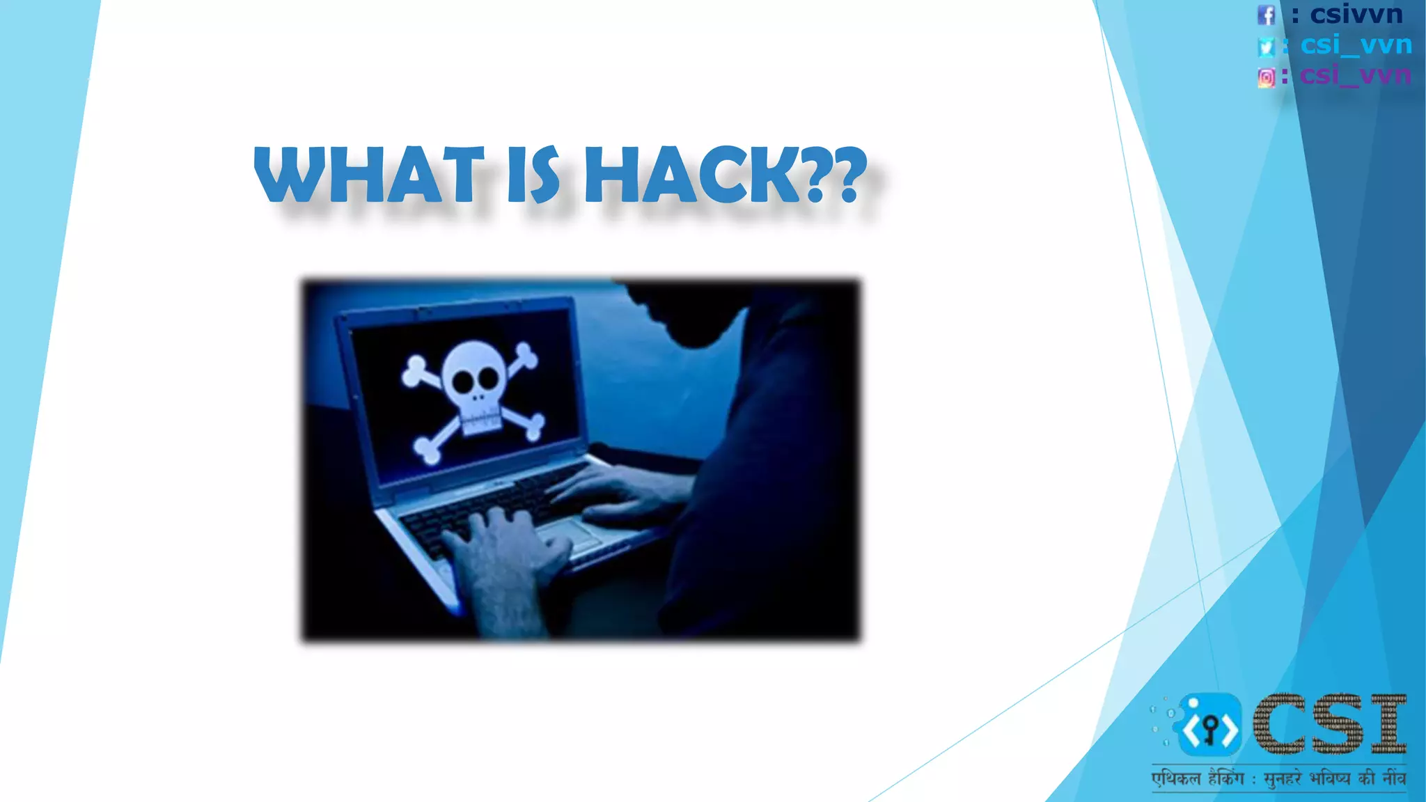WHAT IS HACK??
: csivvn
: csi_vvn
: csi_vvn
 