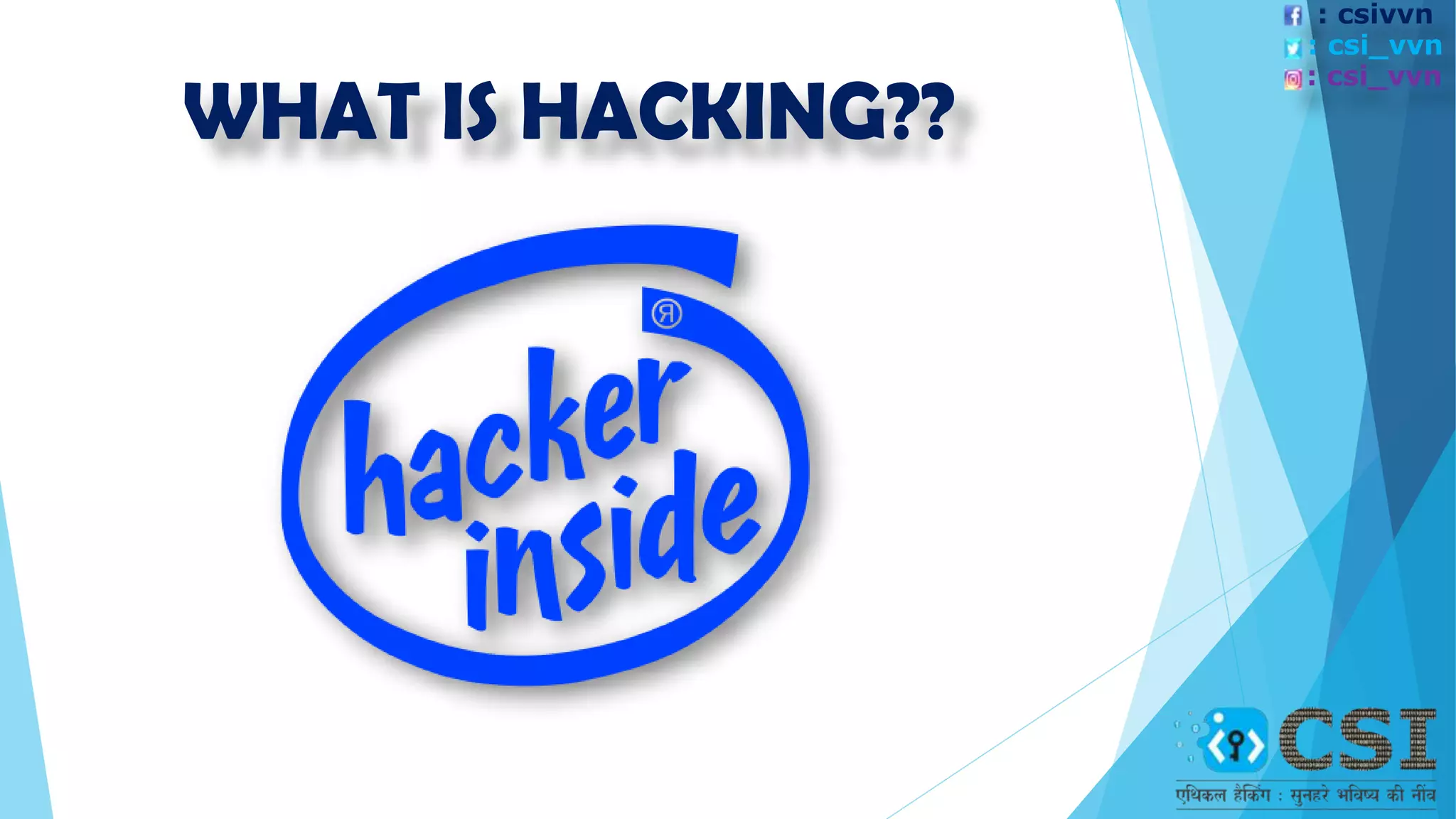 WHAT IS HACKING??
: csivvn
: csi_vvn
: csi_vvn
 