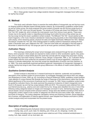 From Dr. Dre to Dismissed: Assessing Violence, Sex, and Substance Use on MTV:  Critical Studies in Media Communication: Vol 22, No 1
