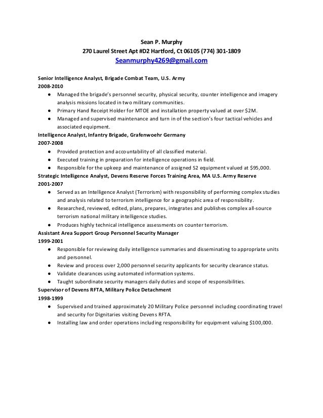 Crime Intelligence Analyst Sle Resume senior analyst resume Crime Intelligence Analyst Sle Resume senior analyst resume