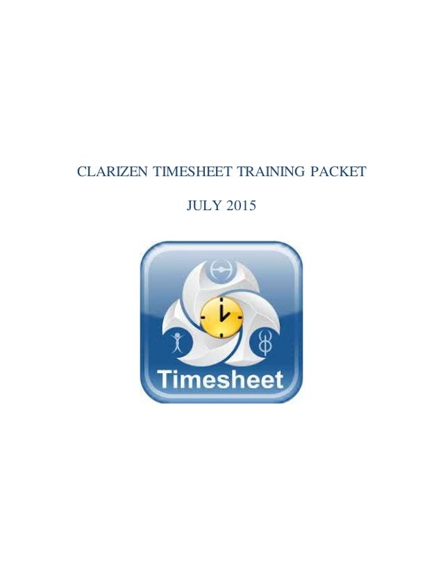 timesheet manual