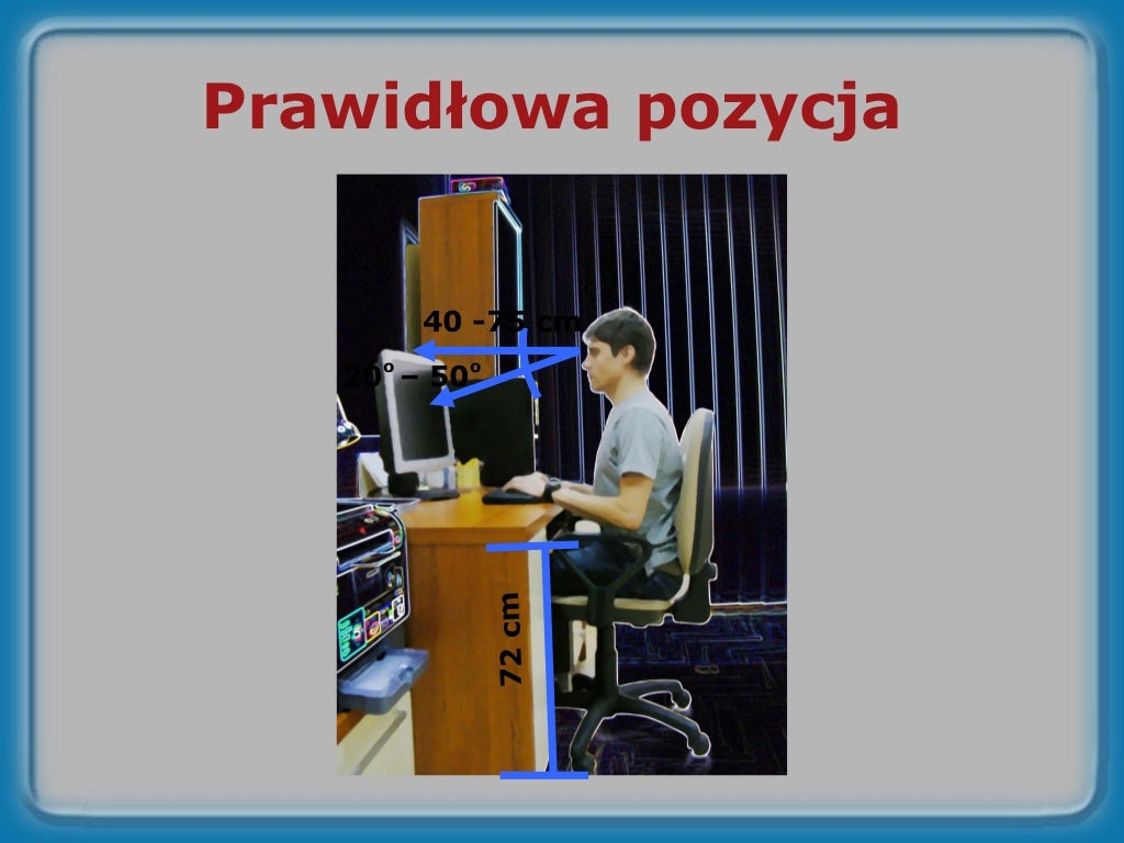 Bezpieczna praca z komputerem BHP