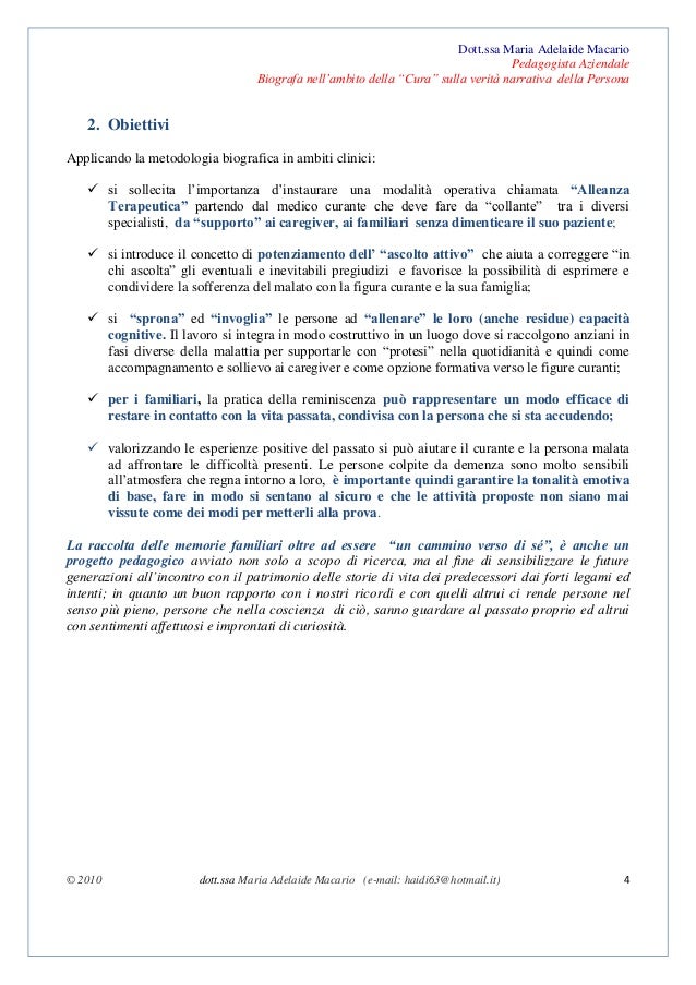 Progetto Biografie per la cura - anziani_ malati Alzheimer