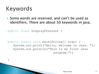 02 data types in java | PPT