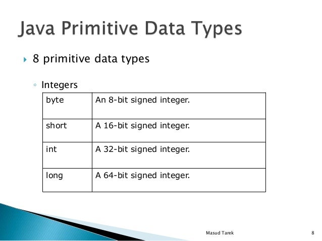 02 data types in java