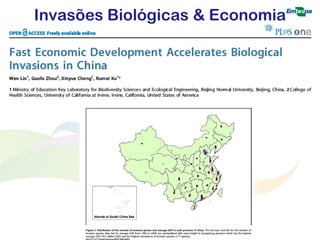 Invasões Biológicas & Economia 
 