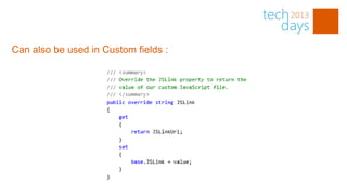 Can also be used in Custom fields :
 