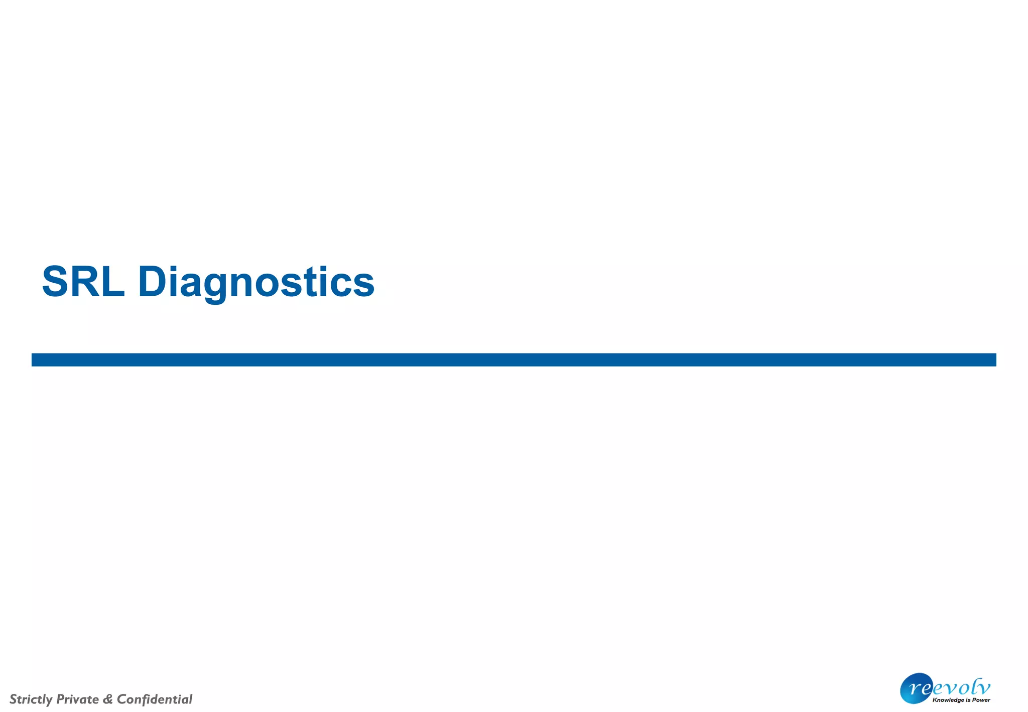 Strictly Private & Confidential
SRL Diagnostics
 